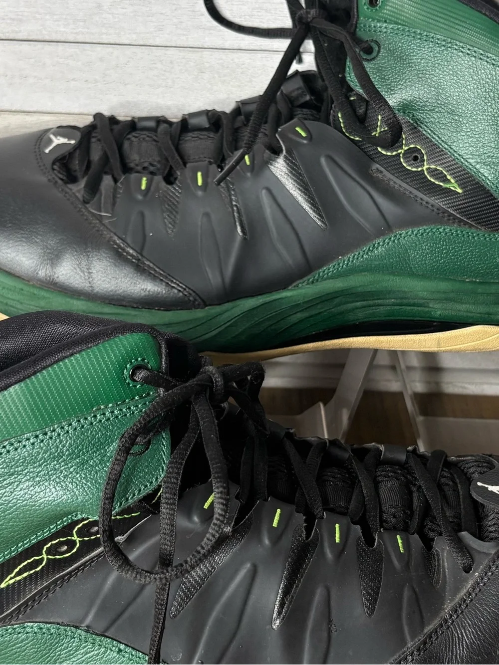 Jordan Prime Fly Black Electric Green Men’s Basketball Shoes Size 16